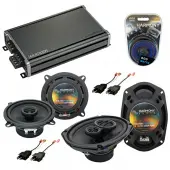 Compatible with Dodge Charger 1984-1987 Factory Speaker Replacement Harmony R5 R69 & CXA360.4 Amp