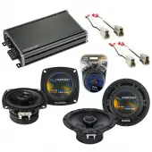 Compatible with Mazda RX7 1984-1985 Factory Speaker Replacement Harmony R4 R65 & CXA360.4 Amp