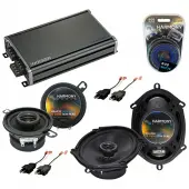 Compatible with Plymouth 400 1982-1983 Factory Speaker Replacement Harmony R35 R68 & CXA360.4 Amp