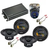 Compatible with Suzuki Swift 1995-2001 Factory Speaker Replacement Harmony (2) R65 & CXA360.4 Amp
