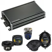 Compatible with Toyota Corolla 1987-1988 Factory Speaker Replacement Harmony R4 R5 & CXA360.4 Amp