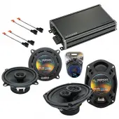Compatible with Chrysler Sebring Coupe/Sedan 95-00 OEM Speaker Replacement Harmony & CXA360.4 Amp