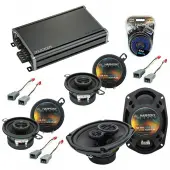 Compatible with Ford Aerostar 1985-1985 OEM Speaker Replacement Harmony (2)R35 R69 & CXA360.4 Amp