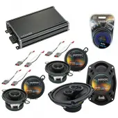 Compatible with Ford Aerostar 1986-1997 OEM Speaker Replacement Harmony (2)R35 R69 & CXA360.4 Amp