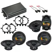 Compatible with GMC Sierra Classic 2007 OEM Speaker Replacement Harmony R5 R65 R46 & CXA360.4 Amp