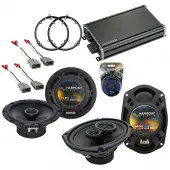 Compatible with Honda Accord 1998-2002 OEM Speaker Replacement Harmony Audio Bundle R65 R69 & CXA360.4 Amp