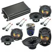 Compatible with Lincoln Town Car 85-89 OEM Speaker Replacement Harmony Replacement & CXA360.4 Amp