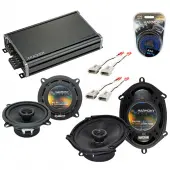 Compatible with Mercury Topaz 1989-1994 OEM Speaker Replacement Harmony R5 R68 & CXA360.4 Amp