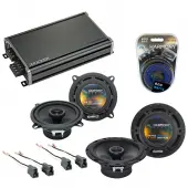 Compatible with Mitsubishi Galant 89-93 OEM Speaker Replacement Harmony R5 R65 & CXA360.4 Amp