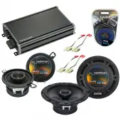 Compatible with Oldsmobile Touring Sedan 1988-1990 OEM Speaker Replacement Harmony & CXA360.4 Amp