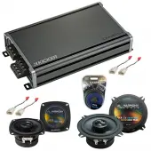 Compatible with Toyota Truck/4 Runner 92-95 OEM Speaker Replacement Harmony R4 R65 & CXA360.4 Amp