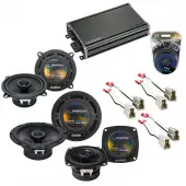 Compatible with Volkswagen Euro Van 93-99 OEM Speaker Replacement Harmony Speakers & CXA360.4 Amp