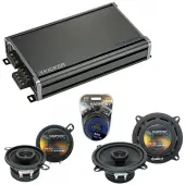 Compatible with Volvo S40 2000-2004 Factory Speaker Replacement Harmony R5 R35 & CXA360.4 Amp