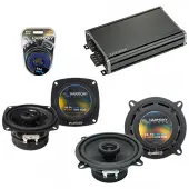 Compatible with Hyundai Scoupe 1991-1995 Speaker Replacement Harmony R4 R5 & CXA360.4 Amp