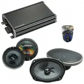 Compatible with Jeep Grand Cherokee 05-13 Speakers Replacement Harmony C69 C65 & CXA360.4 Amp