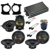 Compatible with Oldsmobile Bravada 1998-2001 OEM Speaker Replacement Harmony Speakers & CXA360.4 Amp
