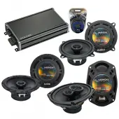 Compatible with Pontiac Bonneville 2000-2005 OEM Speaker Replacement Harmony Speakers & CXA360.4 Amp
