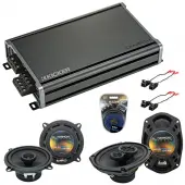 Compatible with Pontiac Grand Prix 1994-2003 OEM Speaker Replacement Harmony Speakers & CXA360.4 Amp