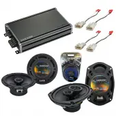 Compatible with Toyota Camry Sedan 1997-2001 OEM Speaker Replacement Harmony Speakers & CXA360.4 Amp
