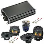 Compatible with Toyota Camry Wagon 1992-1996 OEM Speaker Replacement Harmony Speakers & CXA360.4 Amp