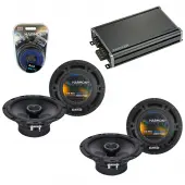 Compatible with Nissan Titan 2004-2007 Factory Speaker Replacement Harmony (2) R65 & CXA360.4