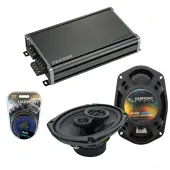 Compatible with Dodge Truck 1974-1983 Factory Speaker Replacement Harmony R69 & CXA360.4 Amp