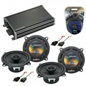 Compatible with Plymouth TC3 1981-1982 Factory Speaker Replacement Harmony (2) R5 & CXA360.4 Amp