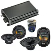 Compatible with Hyundai Elantra 2001-2006 OEM Speaker Replacement Harmony R65 R69 & CXA360.4 Amp