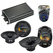 Compatible with Hyundai Tiburon 1997-2001 OEM Speaker Replacement Harmony R65 R69 & CXA360.4 Amp