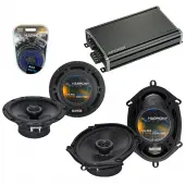 Compatible with Kia Spectra 2000-2009 OEM Speaker Replacement Harmony R65 R68 & CXA360.4 Amp