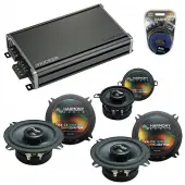 Compatible with Lexus GX470 03-08 OEM Premium Speaker Replacement Harmony (2) C5 C35 & CXA360.4 Amp