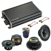 Compatible with Nissan Frontier 1998-2004 OEM Speakers Replacement Harmony C65 C5 & CXA360.4 Amp