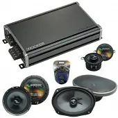 Compatible with Pontiac G8 2008-2009 OEM Speakers Replacement Harmony C65 C35 C69 & CXA360.4 Amp