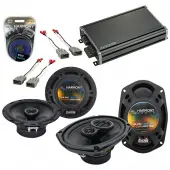 Compatible with Honda Civic 1996-2000 OEM Speaker Replacement Harmony Audio Bundle R65 R69 & CXA360.4 Amp