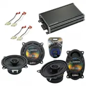 Compatible with Jeep Comanche Pickup 86-92 OEM Speaker Replacement Harmony R5 R46 & CXA360.4 Amp