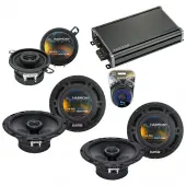 Compatible with Lexus RX300 99-03 OEM Speaker Replacement Harmony (2) R65 R35 & CXA360.4 Amp