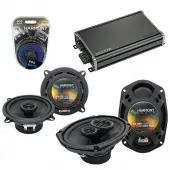 Compatible with Plymouth Horizon 1984-1990 OEM Speaker Replacement Harmony R5 R69 & CXA360.4 Amp