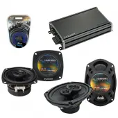 Compatible with Pontiac Grand AM 1985-1991 OEM Speaker Replacement Harmony R4 R69 & CXA360.4 Amp