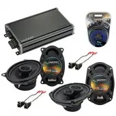 Compatible with Pontiac Sunfire 2000-2005 OEM Speaker Replacement Harmony R46 R69 & CXA360.4 Amp