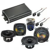 Compatible with Toyota Tercel: Deluxe 83-86 OEM Speaker Replacement Harmony R4 R5 & CXA360.4 Amp