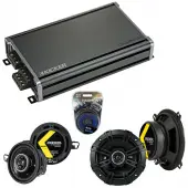 Compatible with Chevy Corvette 2005-2013 Factory Speaker Replacement Kicker DSC35 DSC5 & CXA360.4