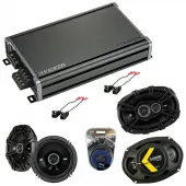 Compatible with Chevy Impala 2000-2013 Factory Speaker Replacement Kicker DSC65 DSC693 & CXA360.4