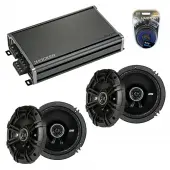 Compatible with Dodge Dakota 2005-2007 Factory Speaker Replacement Kicker (2)DSC65 & CXA360.4