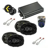 Compatible with Dodge Magnum 2005-2007 Factory Speaker Replacement Kicker DSC693 DSC35 & CXA360.4