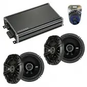 Compatible with Kia Sorento 2003-2009 Factory Speaker Replacement Kicker (2) DSC65 & CXA360.4