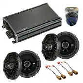 Compatible with Nissan Sentra 1991-1994 Factory Speaker Replacement Kicker DSC46 DSC65 & CXA360.4