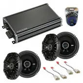 Compatible with Toyota 4 Runner 2001-2002 Factory Speaker Replacement Kicker (2) DSC65 & CXA360.4