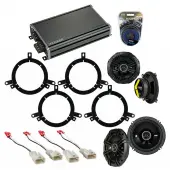Compatible with Toyota Corolla 1998-2000 Factory Speaker Replacement Kicker DSC5 DSC65 & CXA360.4