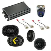 Compatible with Toyota Yaris 2007-2011 Factory Speaker Replacement Kicker DSC65 DSC693 & CXA360.4