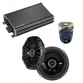 Compatible with Volkswagen Euro Van 2002-2003 Factory Speaker Replacement Kicker DSC65 & CXA360.4